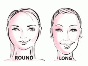Round and Long face shapes