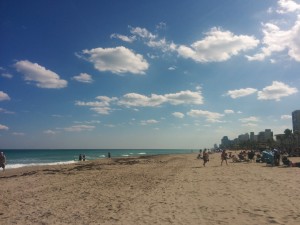 Hollywood beach in Florida 