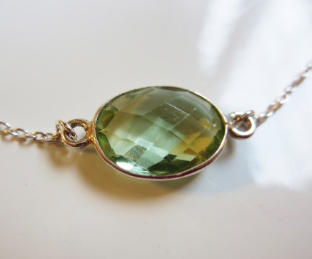 Green Amethyst Bracelet – Silver 925 3