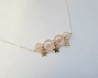 Rose Quartz Necklace with Silver 3
