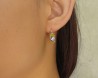 Lemon quartz earrings with Silver 925 4