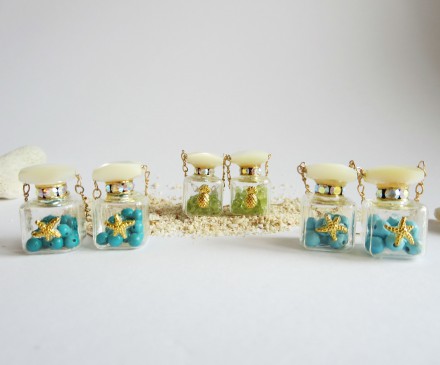 Perfume earrings with turquoise 4