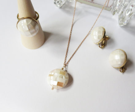 k14 gold filled white shell necklace 3