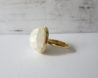 White shell ring 2